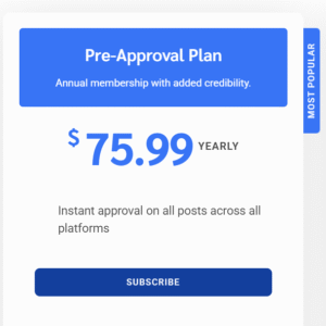 Pre-Approval Plan